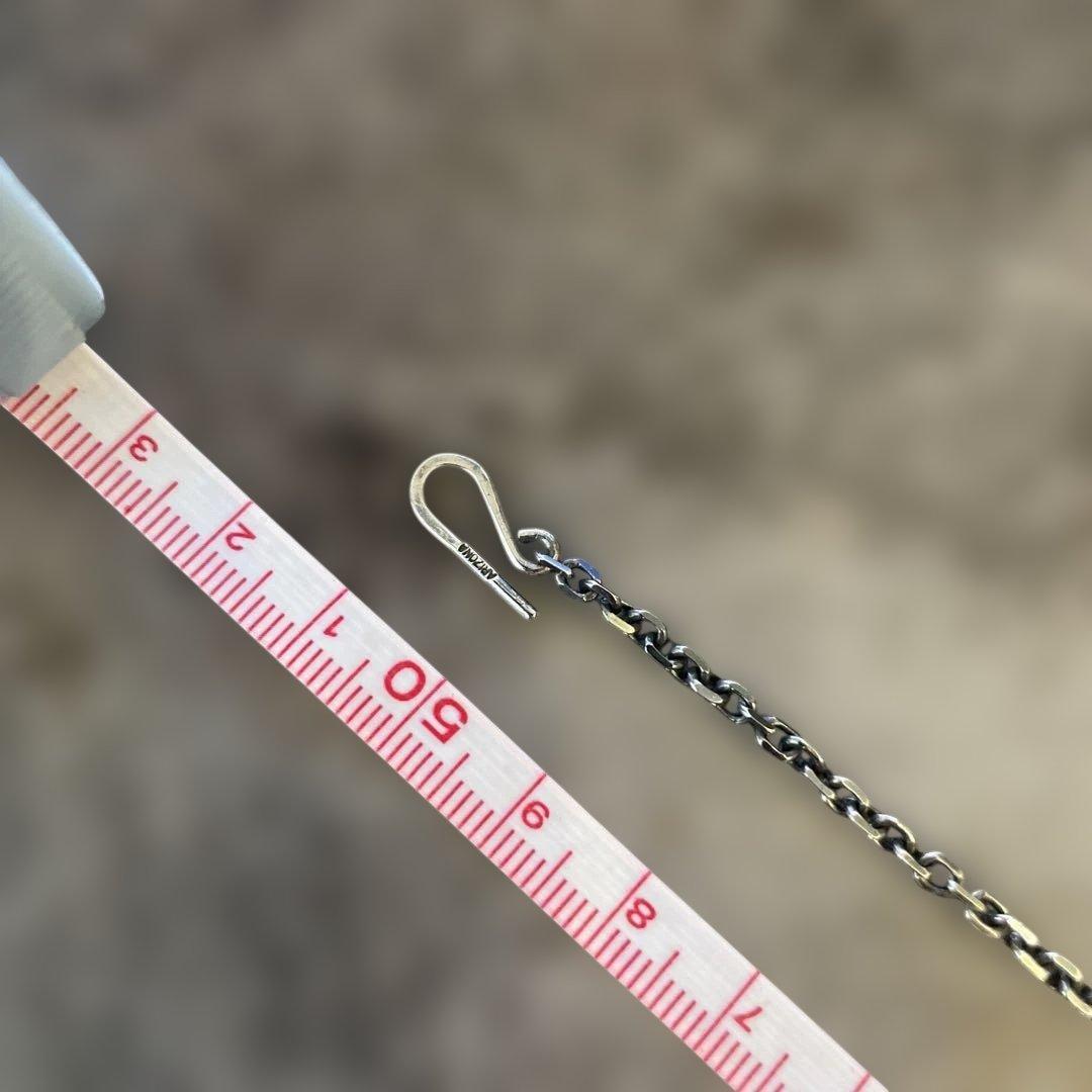 アリゾナフリーダム ネックレスチェーン 細角 2mm シルバー925