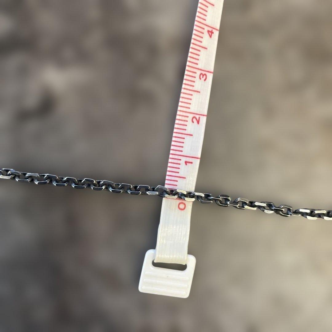 アリゾナフリーダム ネックレスチェーン 細角 2mm シルバー925