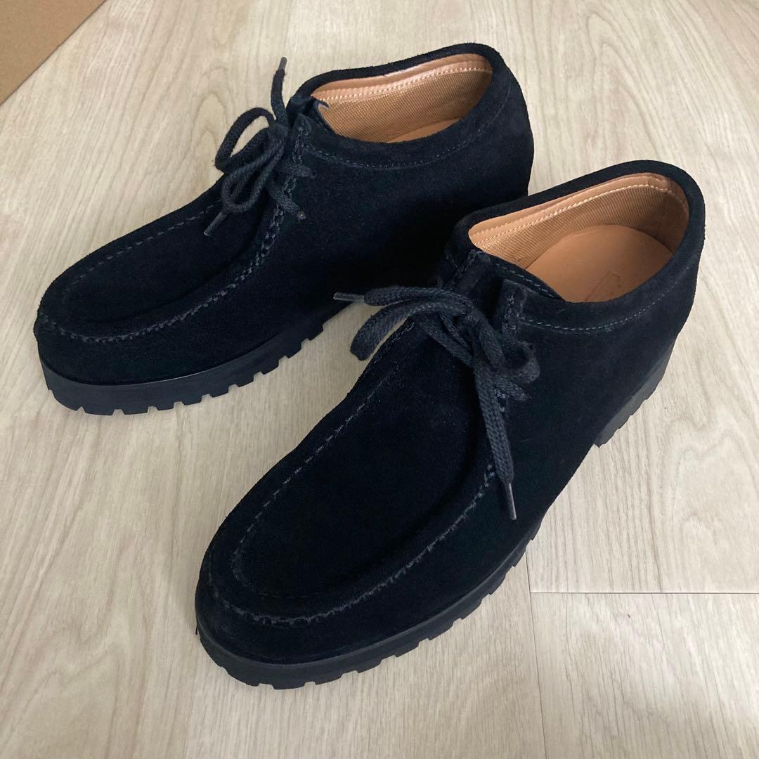 【極美品・希少】shiun BLACK SUEDE MOCCASINモカシン