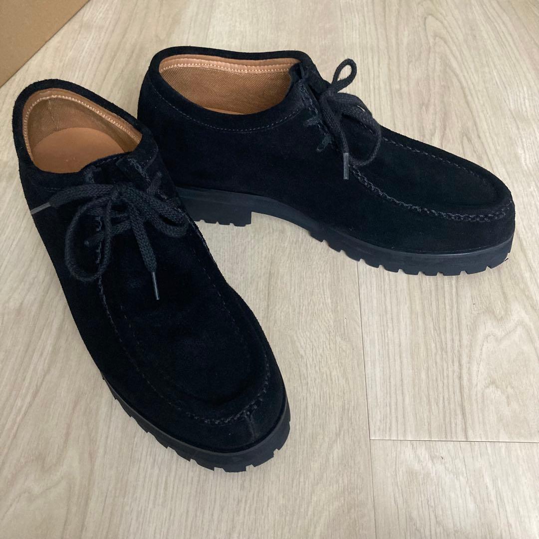 【極美品・希少】shiun BLACK SUEDE MOCCASINモカシン