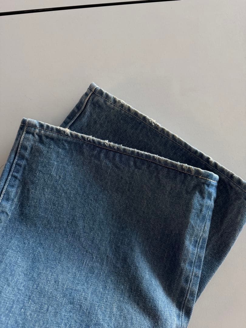 パンツ AURALEE SELVEDGE FADED HEAVY DENIM PANT