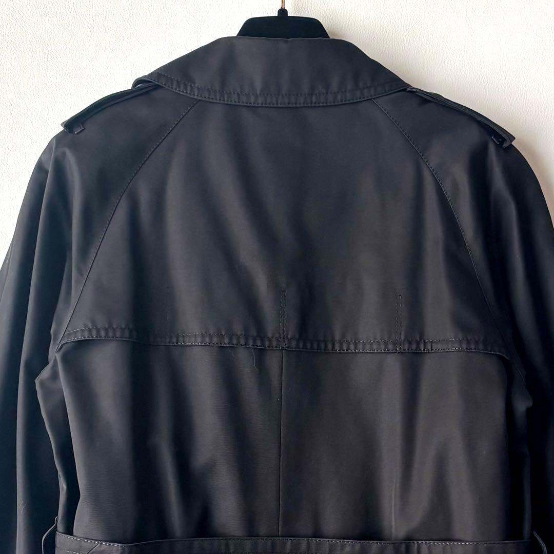 Aquascutum トレンチコート　ライナー　ベルト　ダブル　ブラック　7F