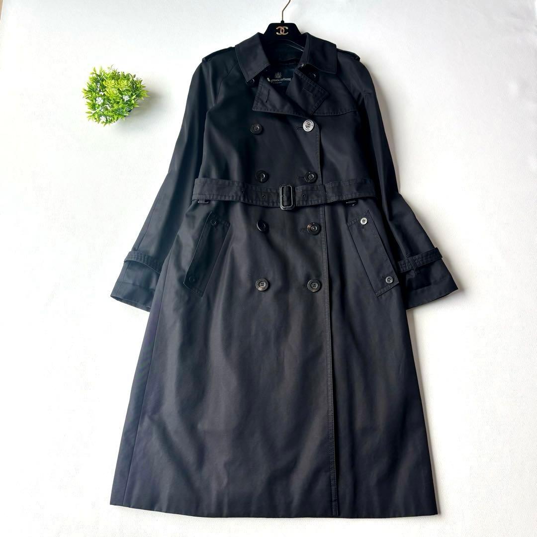 Aquascutum トレンチコート　ライナー　ベルト　ダブル　ブラック　7F