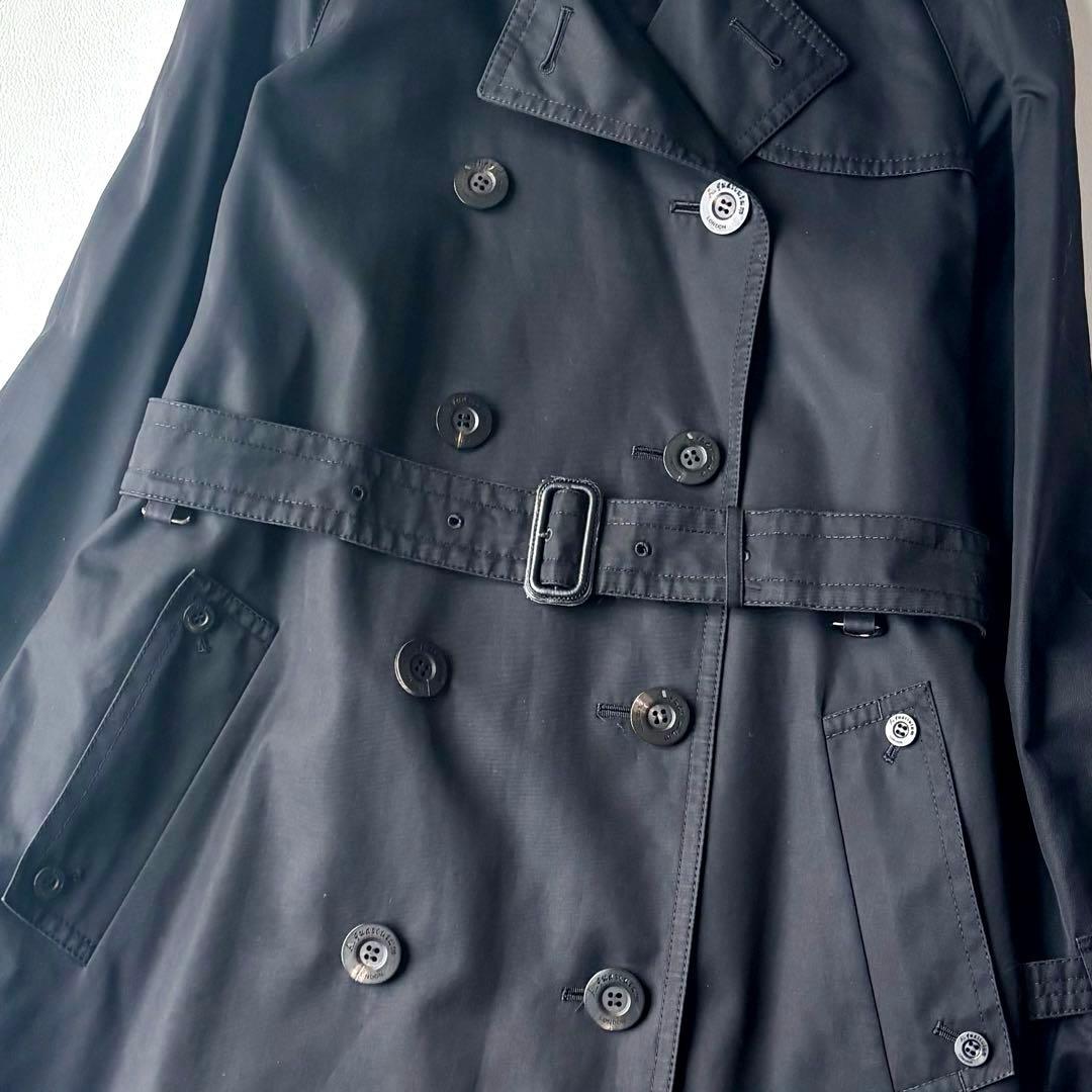 Aquascutum トレンチコート　ライナー　ベルト　ダブル　ブラック　7F