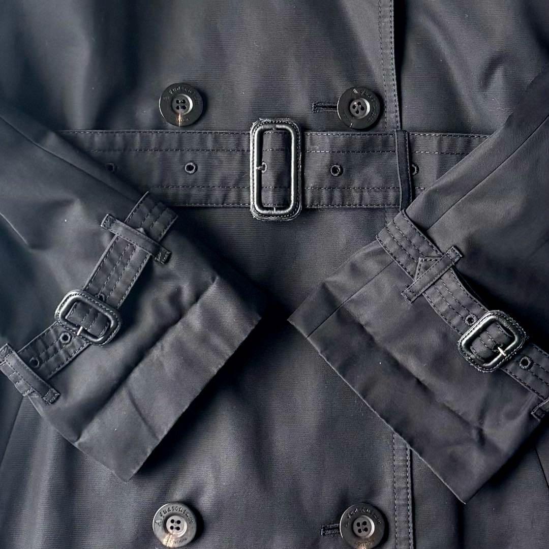 Aquascutum トレンチコート　ライナー　ベルト　ダブル　ブラック　7F