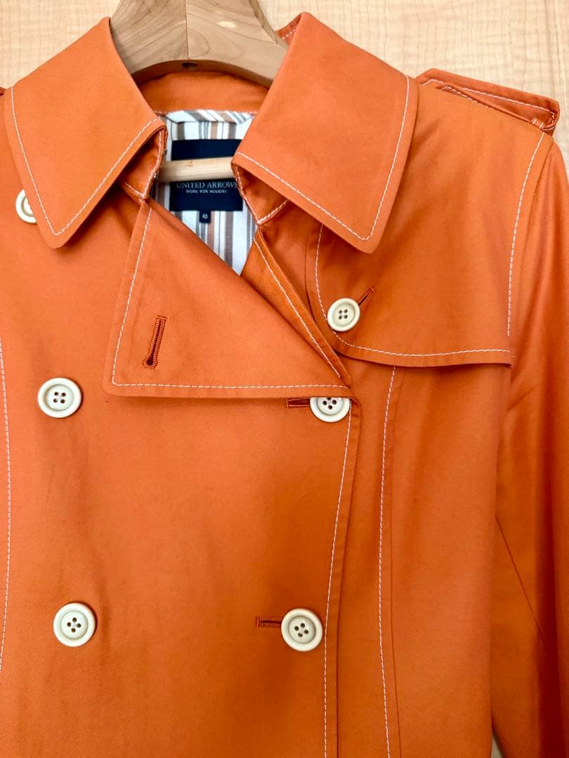 UNITED ARROWS コットントレンチコート　L サイズ