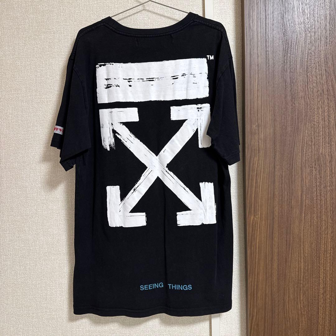 off-white ブラック Tシャツ　半袖