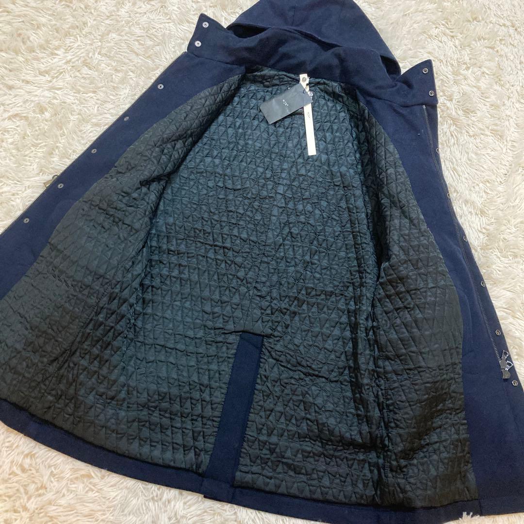 新品 wjk Thinsulate ダッフルコート ネイビー キルティング