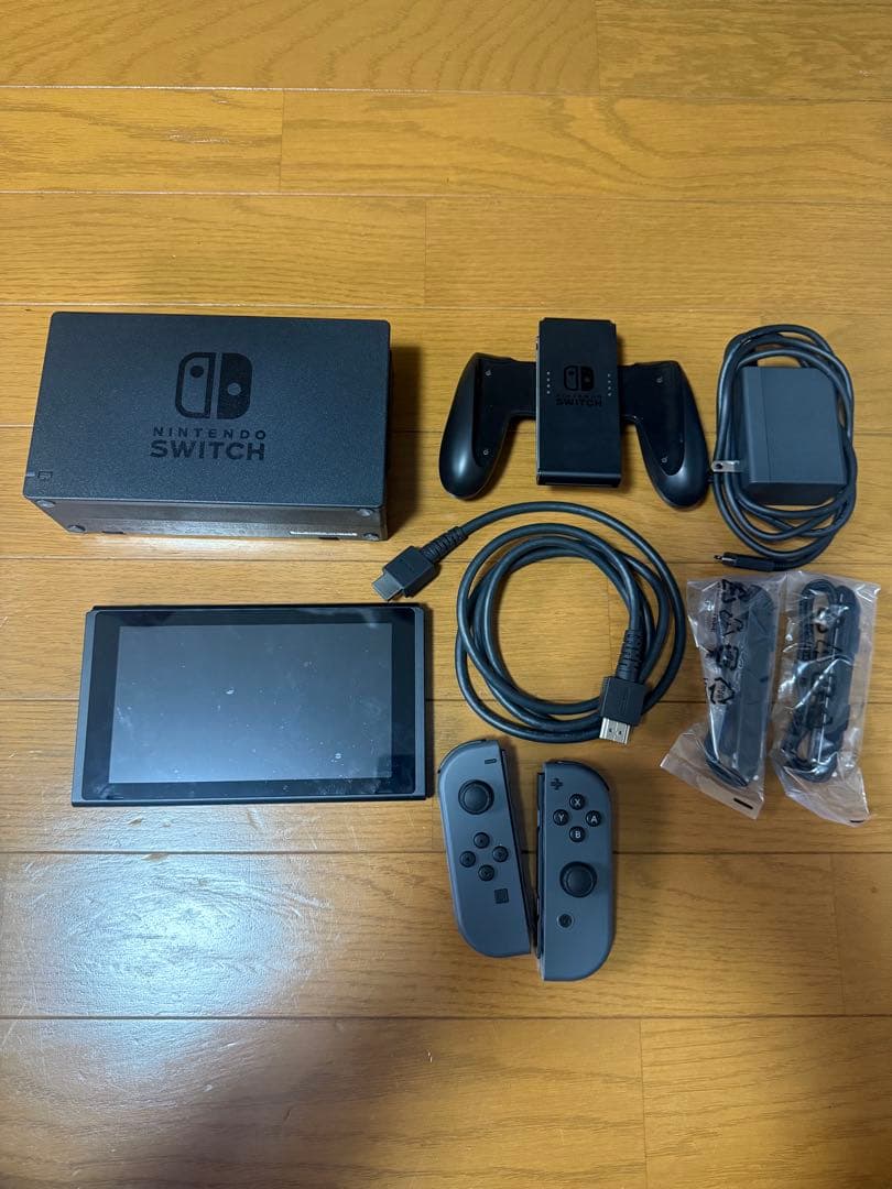 Nintendo Switch 本体 グレー 付属品完備