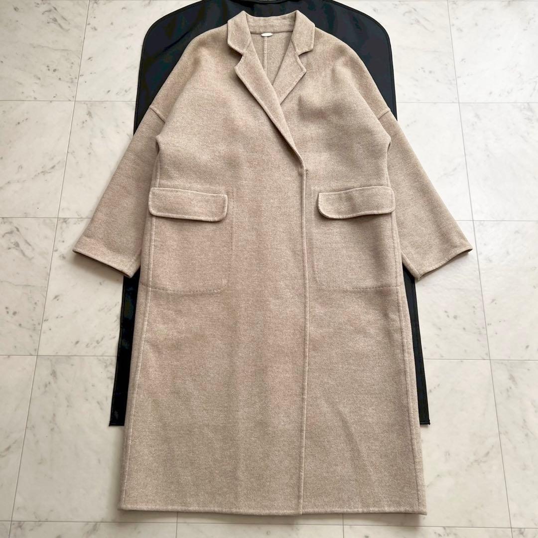 Deuxieme Classe Victorianリバーコート ライトベージュ