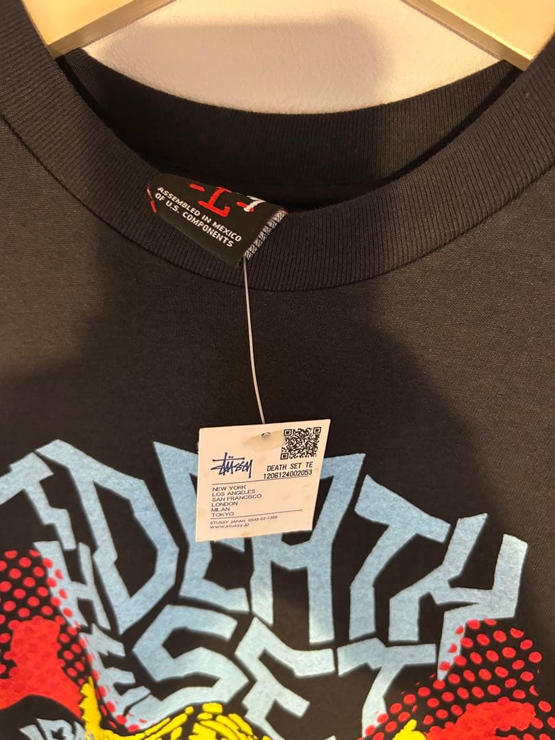 T*2様 ステューシー　STUSSY　THE DEATH SET　Tシャツ　黒