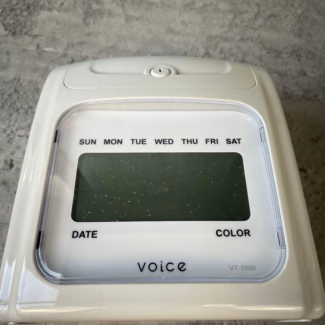 【完動品】Voice VT-1000 タイムレコーダー 本体一式 鍵付き