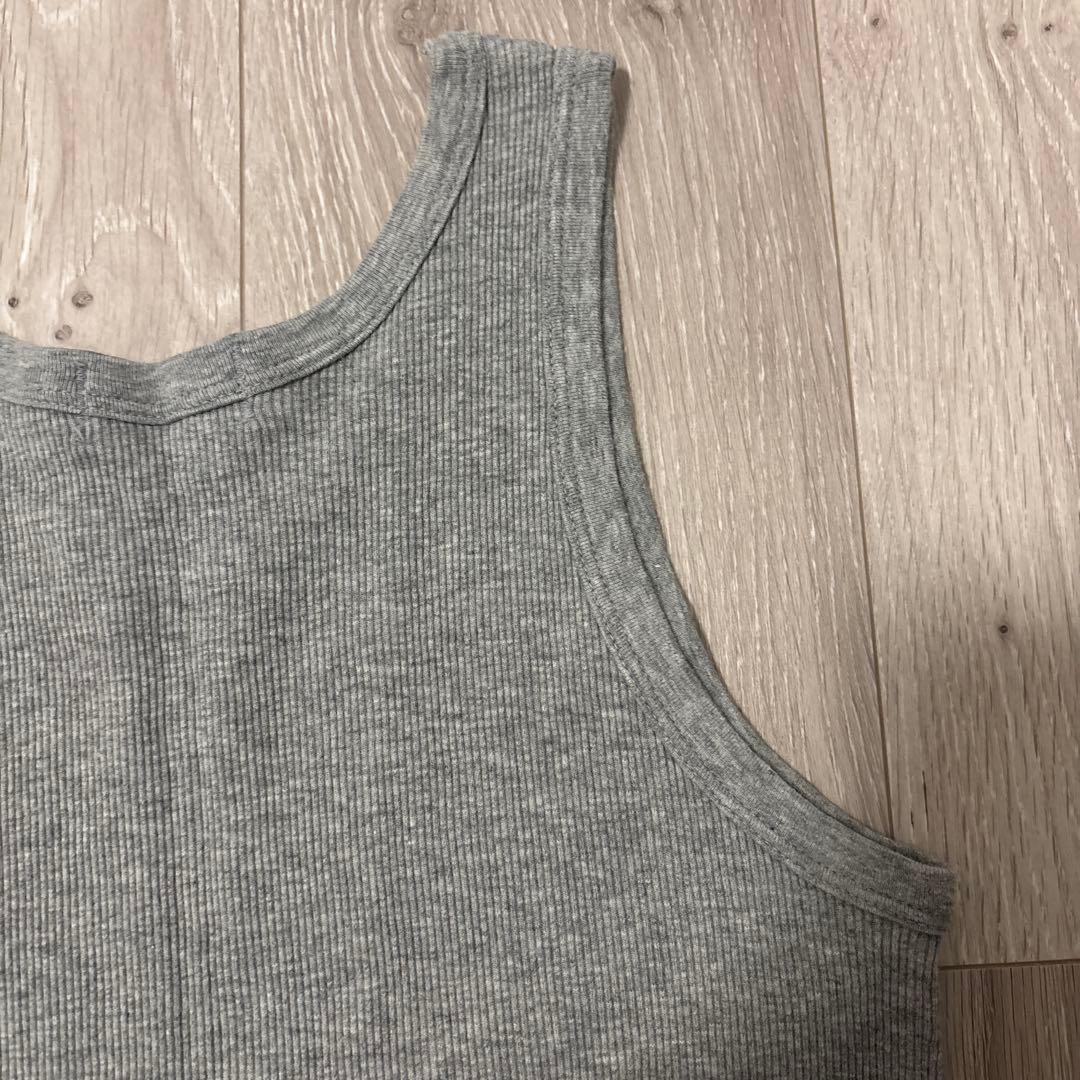 HELMUT LANG ヘルムートラング タンクトップ グレー M 日本製