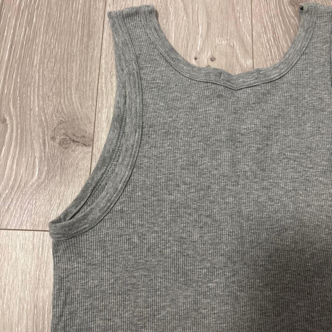 HELMUT LANG ヘルムートラング タンクトップ グレー M 日本製