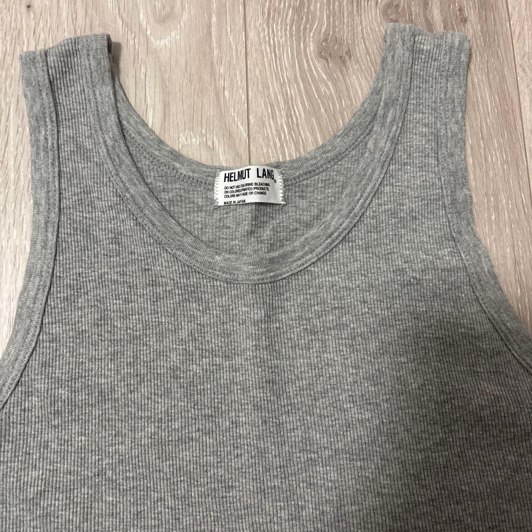 HELMUT LANG ヘルムートラング タンクトップ グレー M 日本製