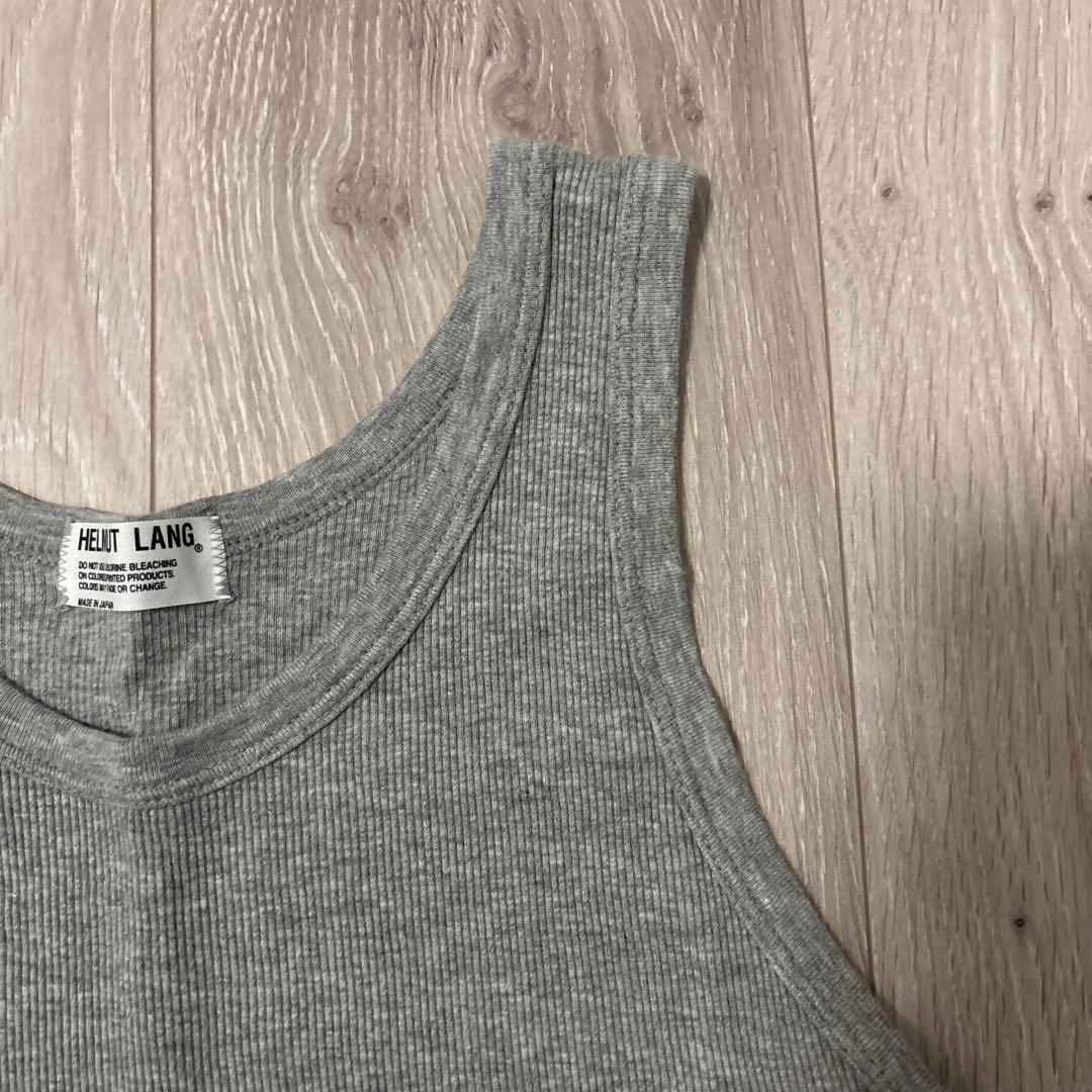 HELMUT LANG ヘルムートラング タンクトップ グレー M 日本製