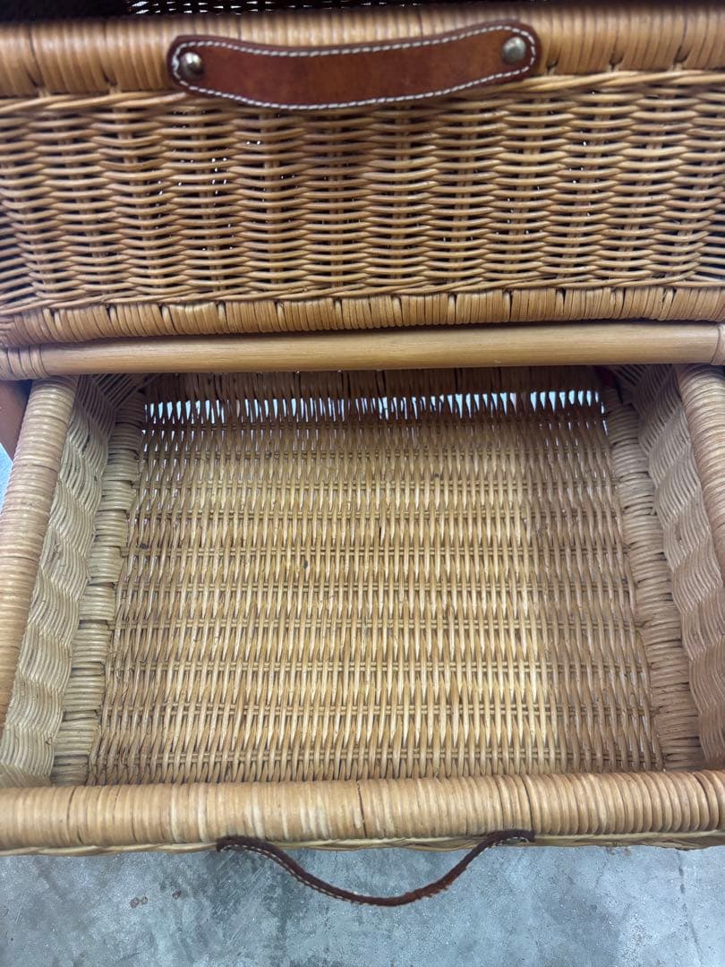 【オシャレ‼️】KOIZUMI 籐家具 ラタン ラック チェスト 引き出し