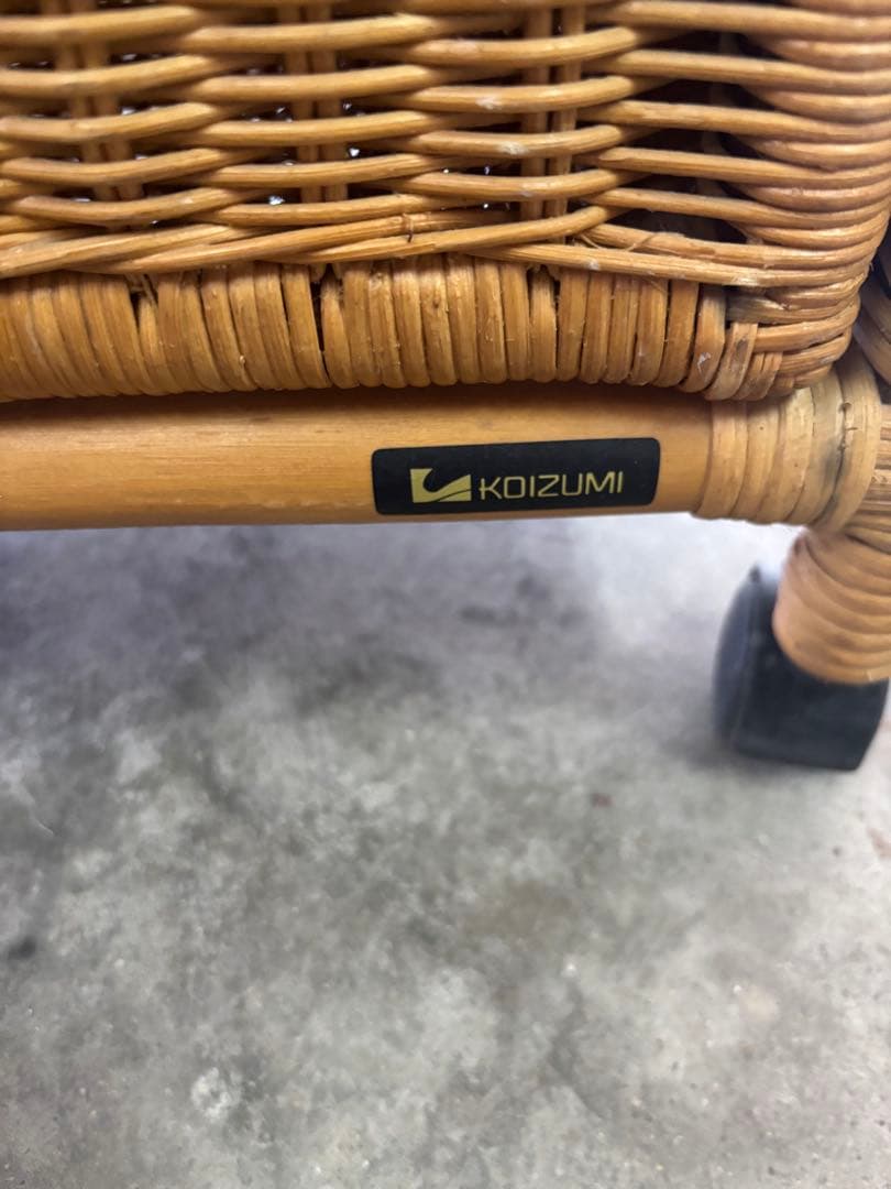 【オシャレ‼️】KOIZUMI 籐家具 ラタン ラック チェスト 引き出し