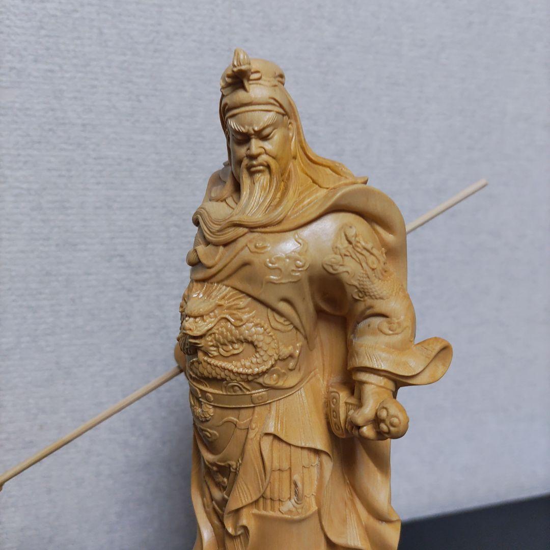 木彫　関羽像