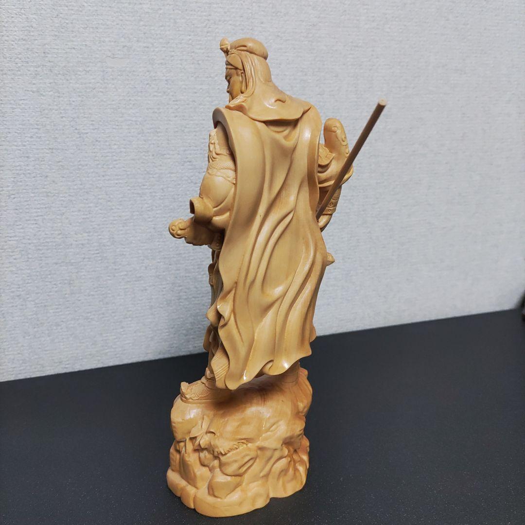 木彫　関羽像