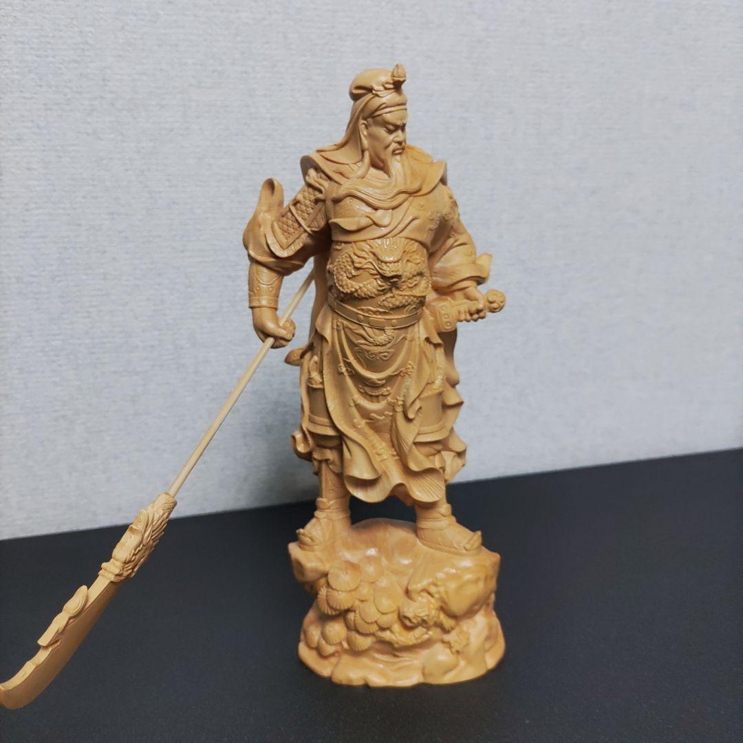 木彫　関羽像