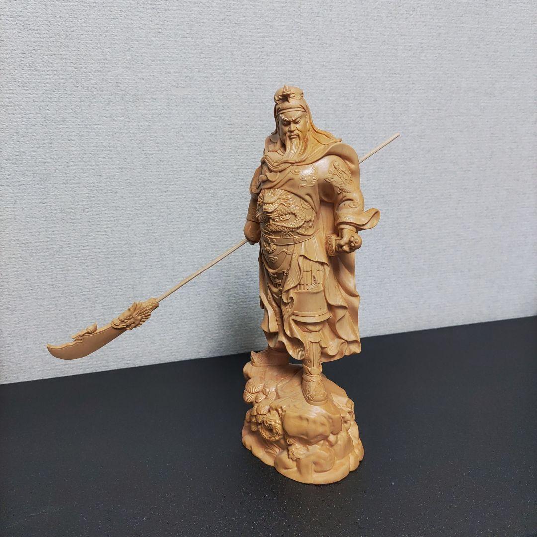 木彫　関羽像