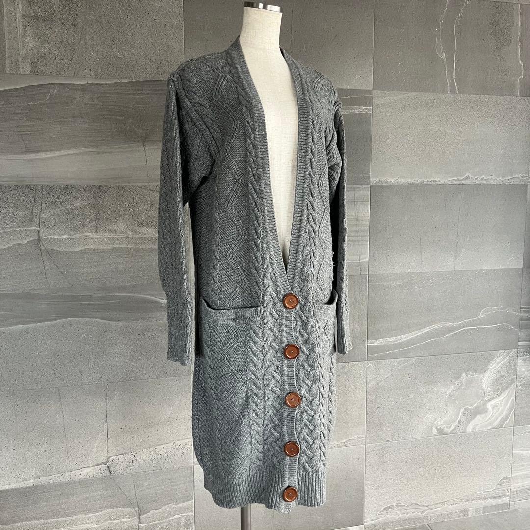 美品　Chloe クロエ　ロングカーディガン　ニットコート　レディース