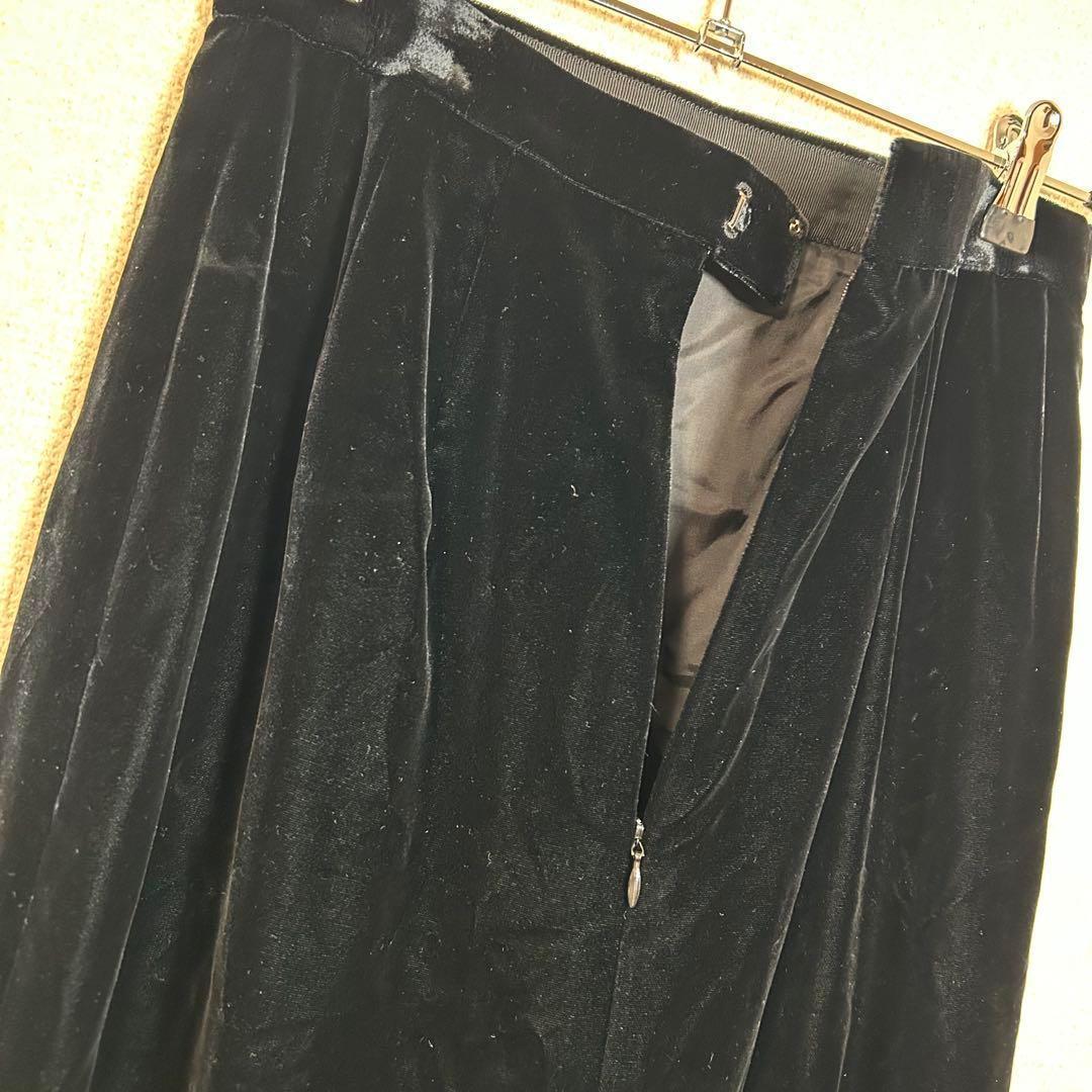 m221 美品 LEONARD レオナール ロングスカート スリット シルク
