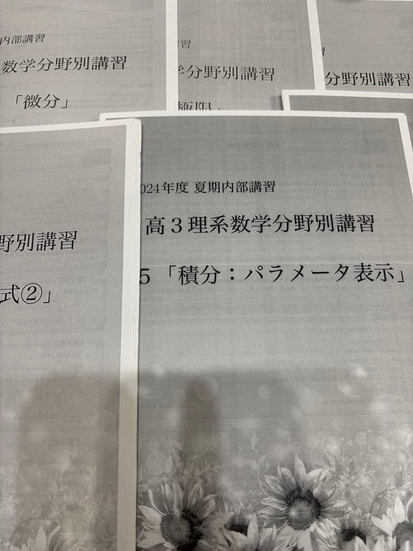 鉄緑会　高3　理系数学分野別　夏期講習