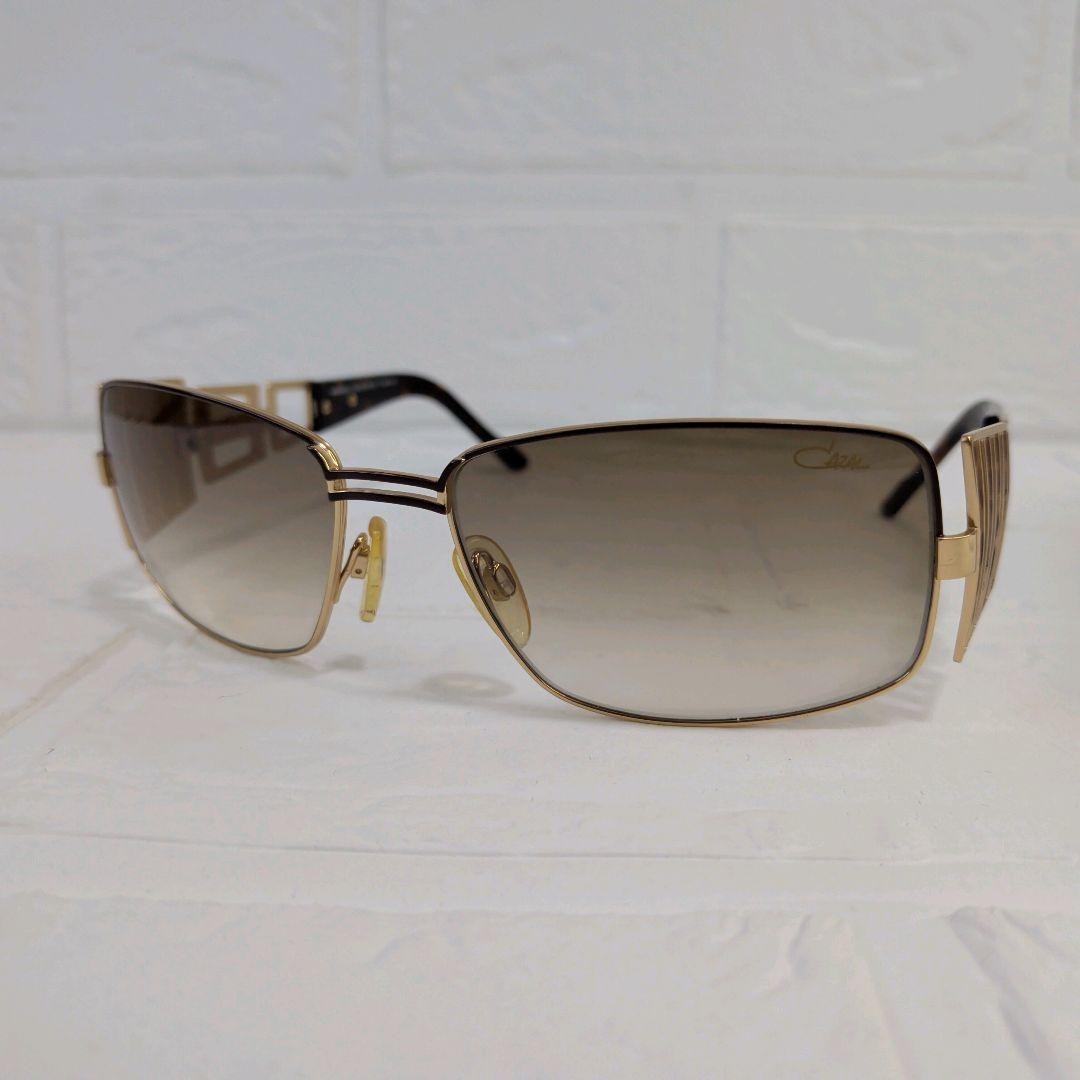 極美品✨️　CAZAL サングラス　チタン　チタニウム　ゴールド
