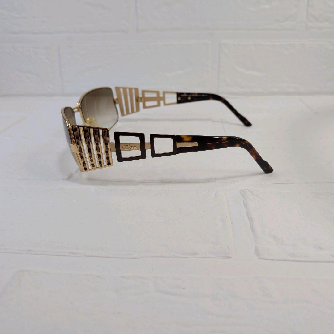 極美品✨️　CAZAL サングラス　チタン　チタニウム　ゴールド