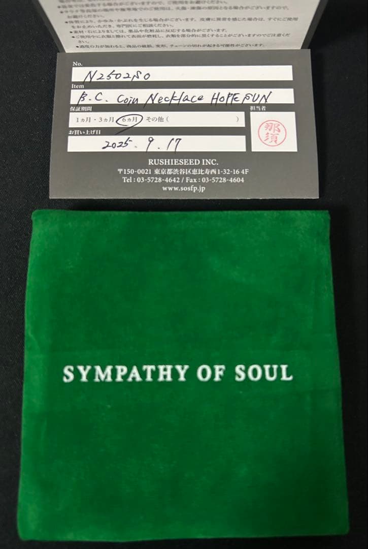 最終値下げ！BC.ネックレス ホープサン オキシダイズドシルバー×ブラス