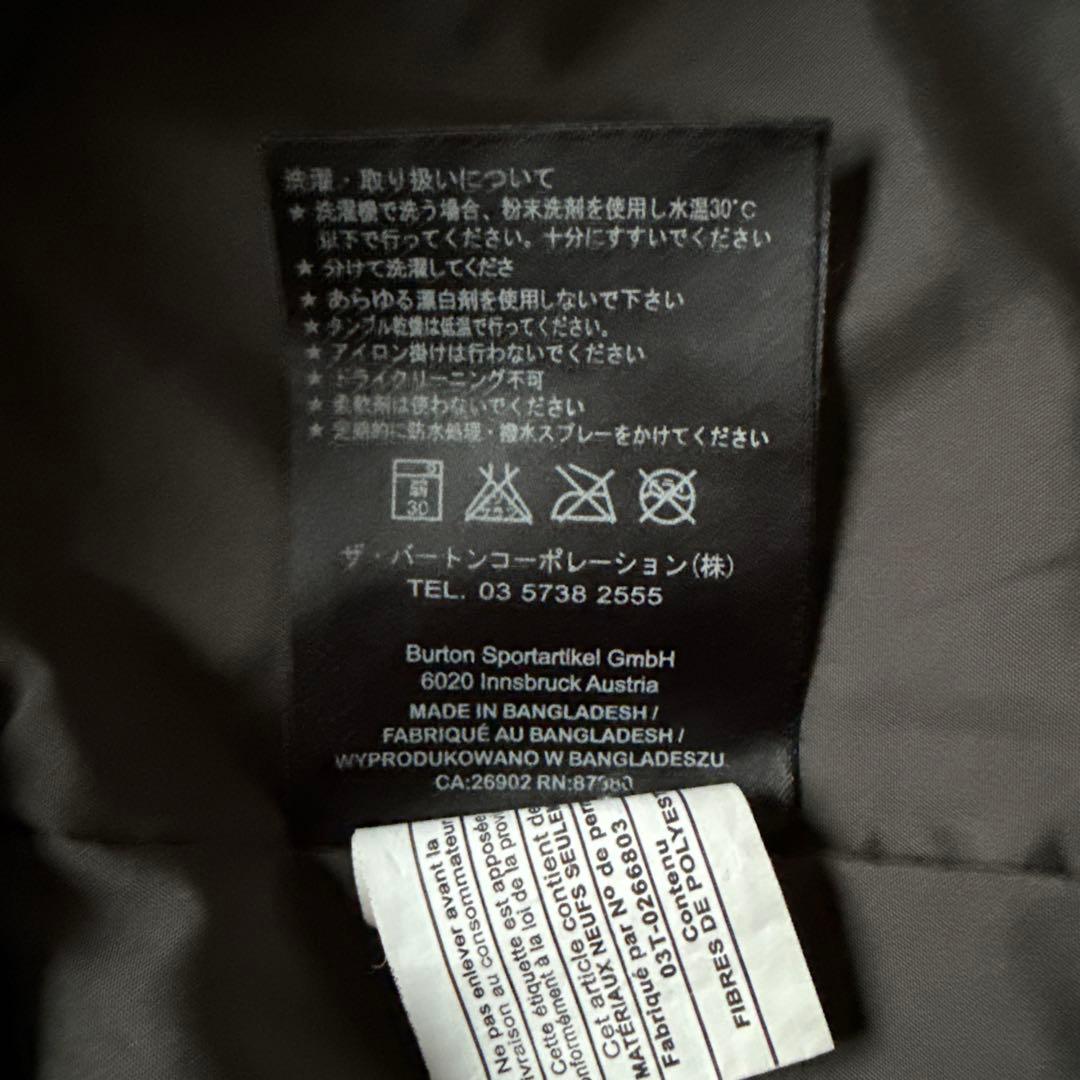 バートン　burton スノーボード　ジャケット