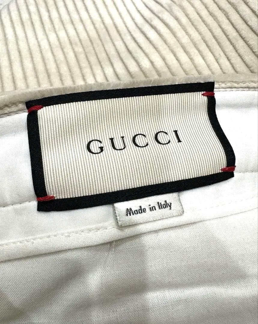 【新品未使用】定価7万 GUCCI 極上コーデュロイ ベージュ サイズ44(S)