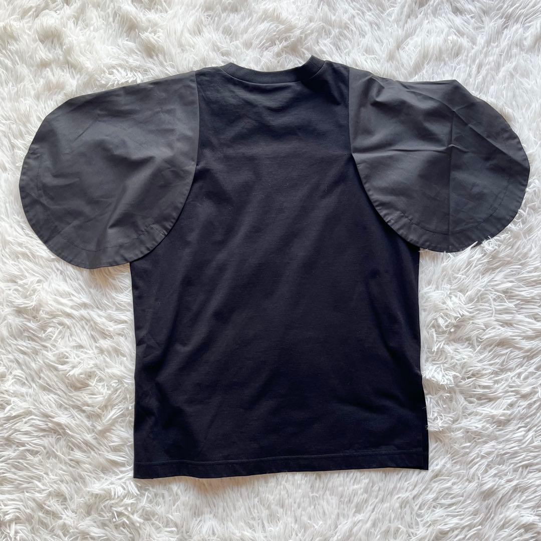 【25ss】 ナゴンスタンス circle-sleeve t-shirt M 黒