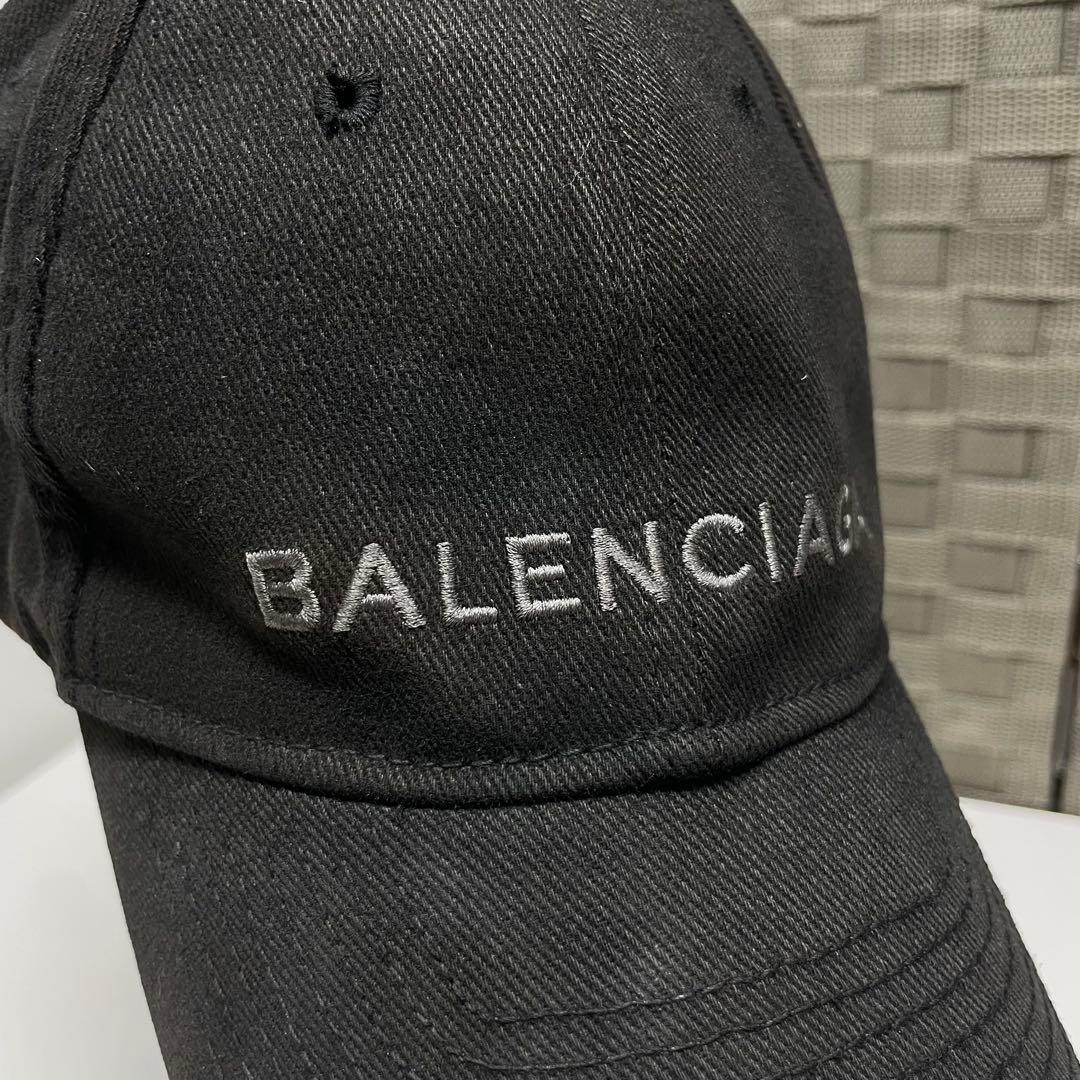 イ*ン様 BALENCIAGA ブラック ベースボールキャップ
