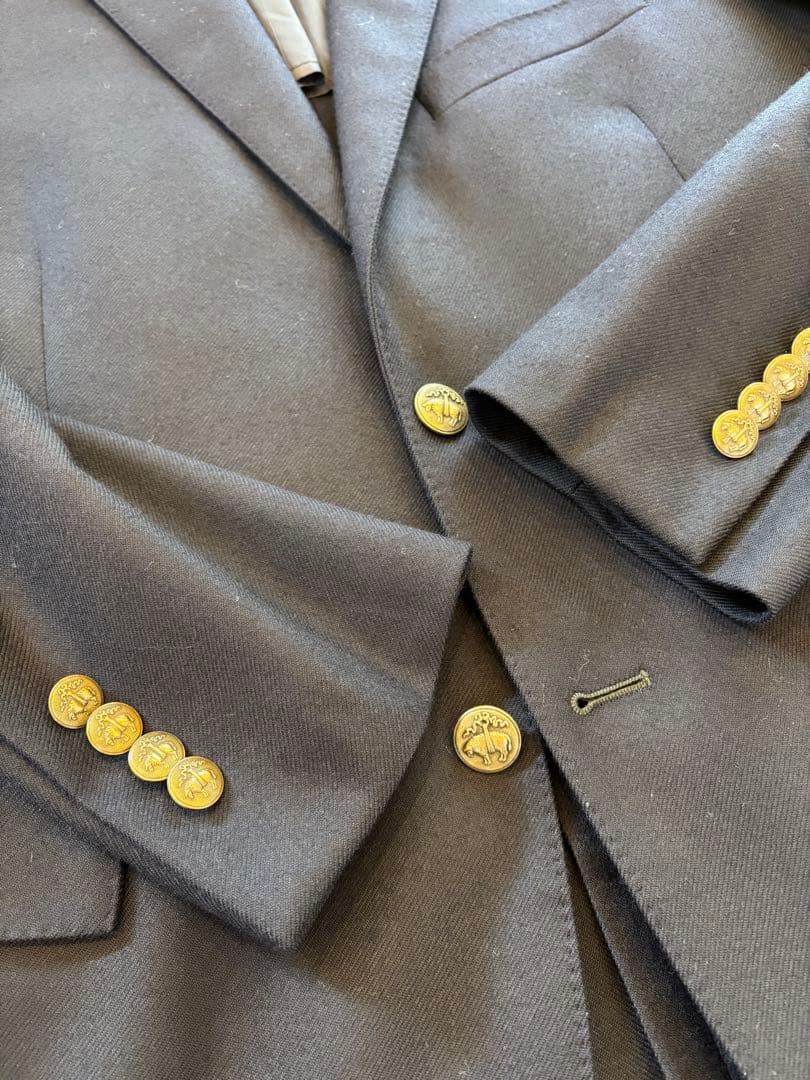Brooks Brothers SAXXON テーラードジャケット ネイビー