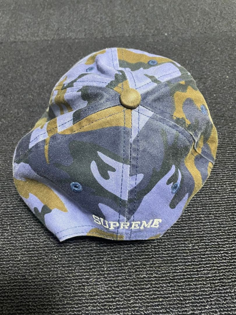 supreme sロゴ　キャップ