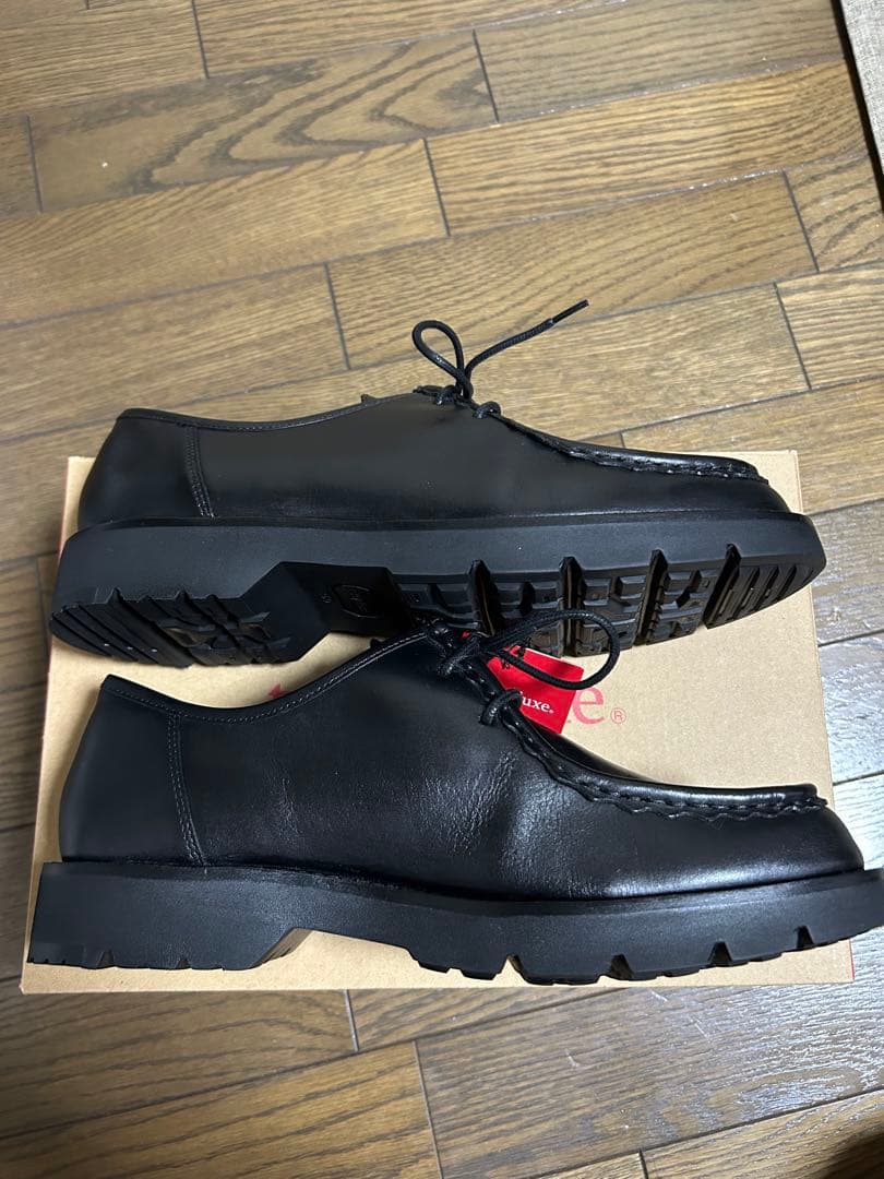 アシックス　texcy luxe 革靴　チロリアン　ローファー
