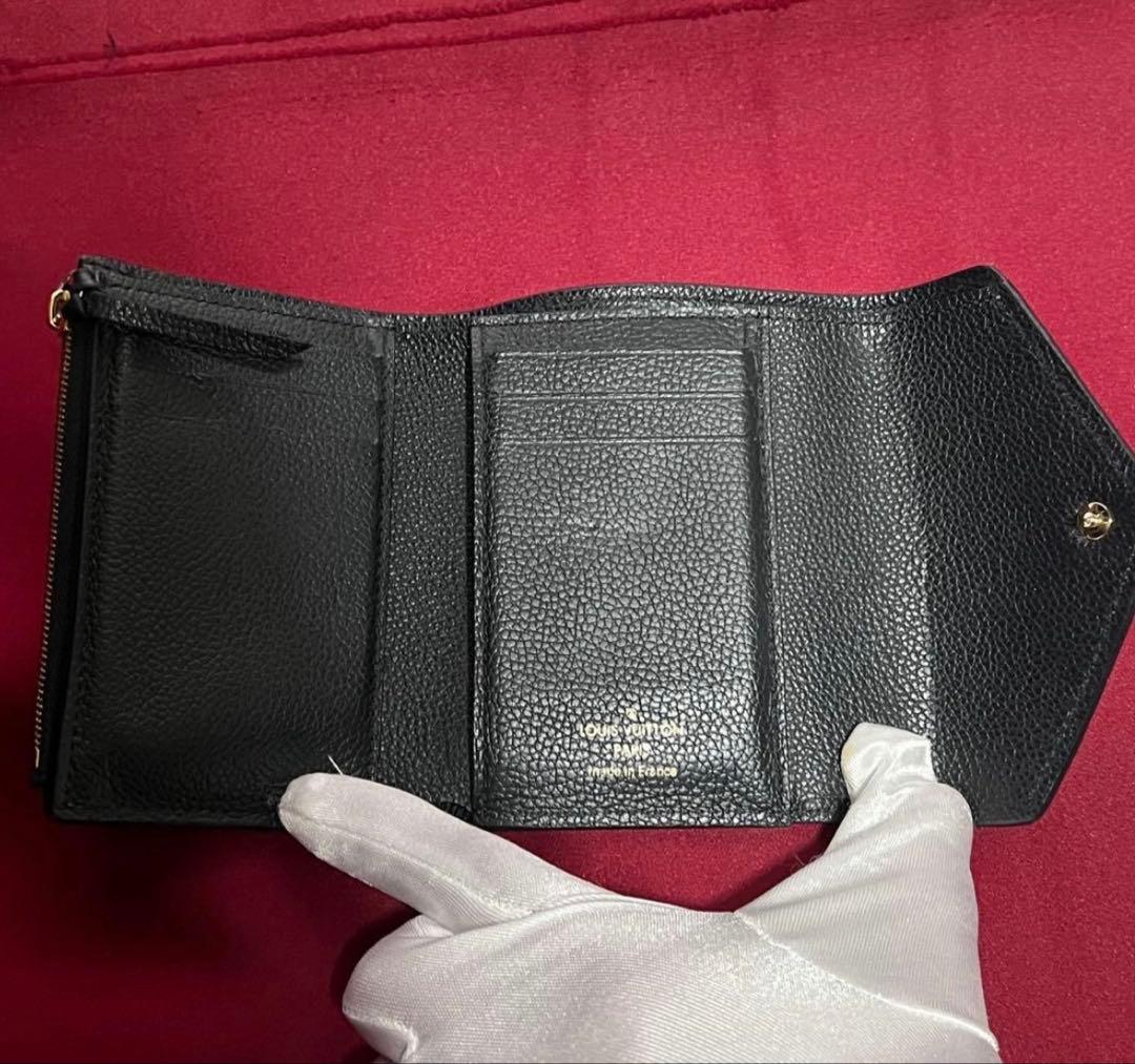 LOUIS VUITTON モノグラム　財布　ポルトフォイユ　ヴィクトリーヌ　黒
