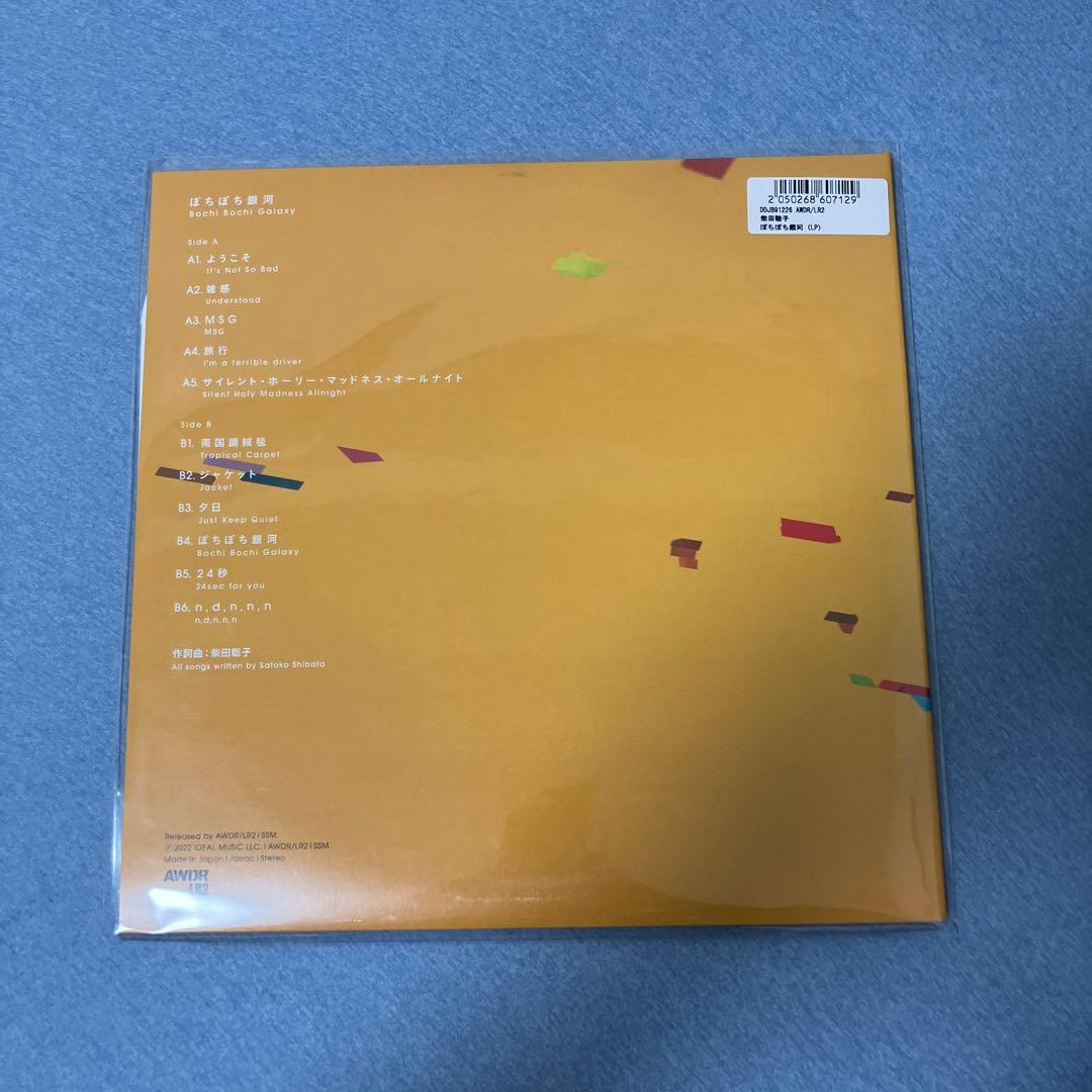 柴田聡子 ぼちぼち銀河 LPレコード 新品未使用品 カセットテープ付属完品