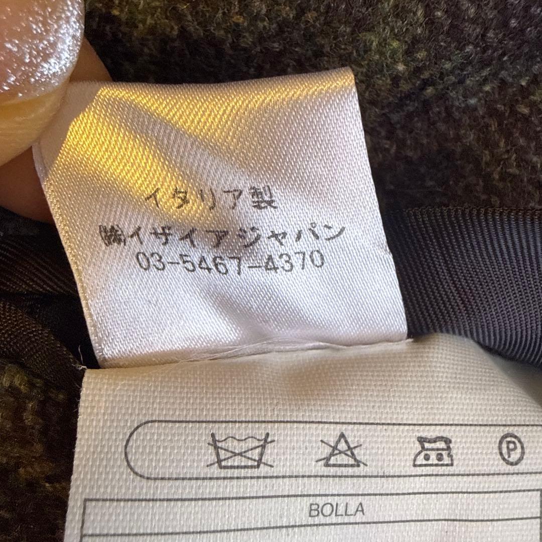 ISAIA チェック柄 テーラードジャケット