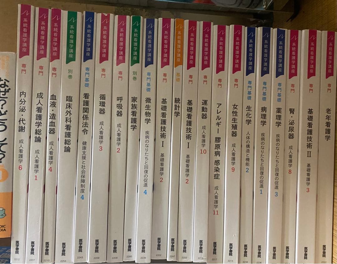 看護学生の為の教科書や参考書68冊！！！