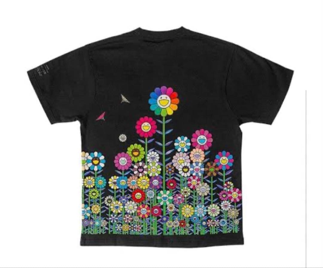 未開封未使用　村上隆もののけ 京都半袖Tシャツ 金色の空の夏のお花畑 L