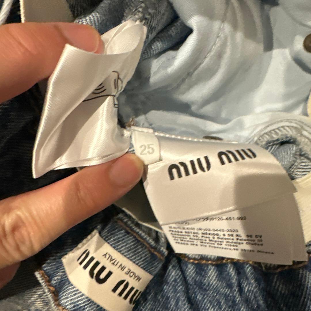 miumiu デニム　25