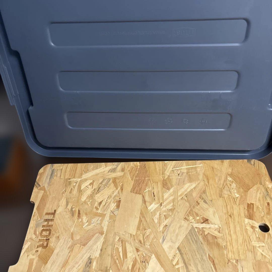 THOR 旧型カラーグレー コンテナBOX 天板付き
