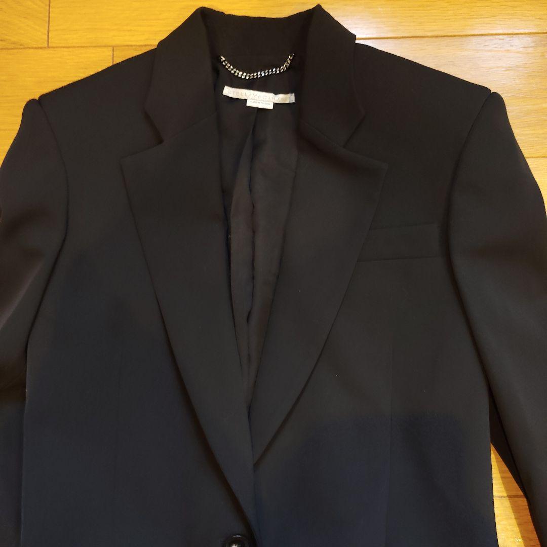 新品　STELLA McCARTNEY　テーラードジャケット　黒　36