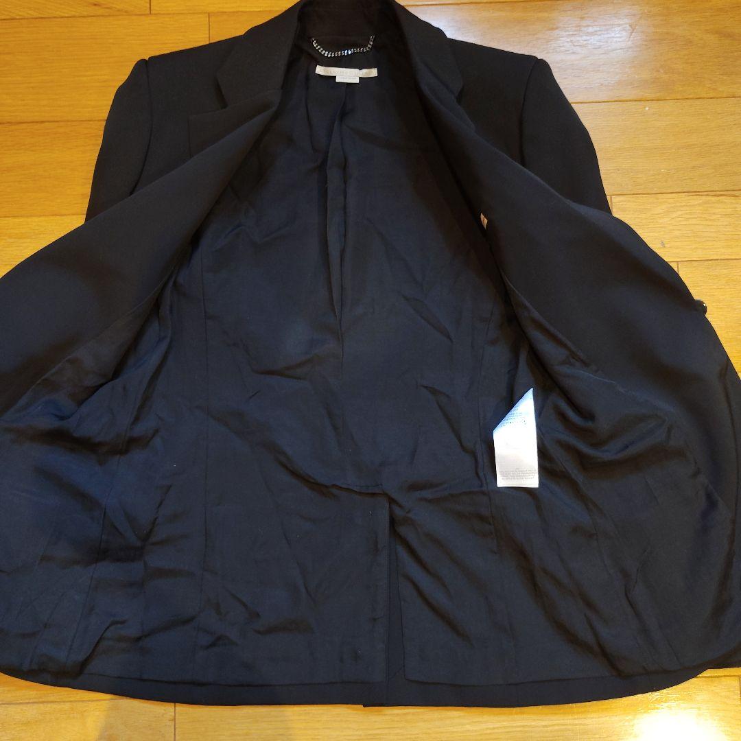 新品　STELLA McCARTNEY　テーラードジャケット　黒　36