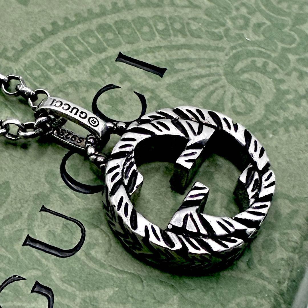 【極美品】GUCCI　グッチ　インターロッキングG　アラベスク　ネックレス