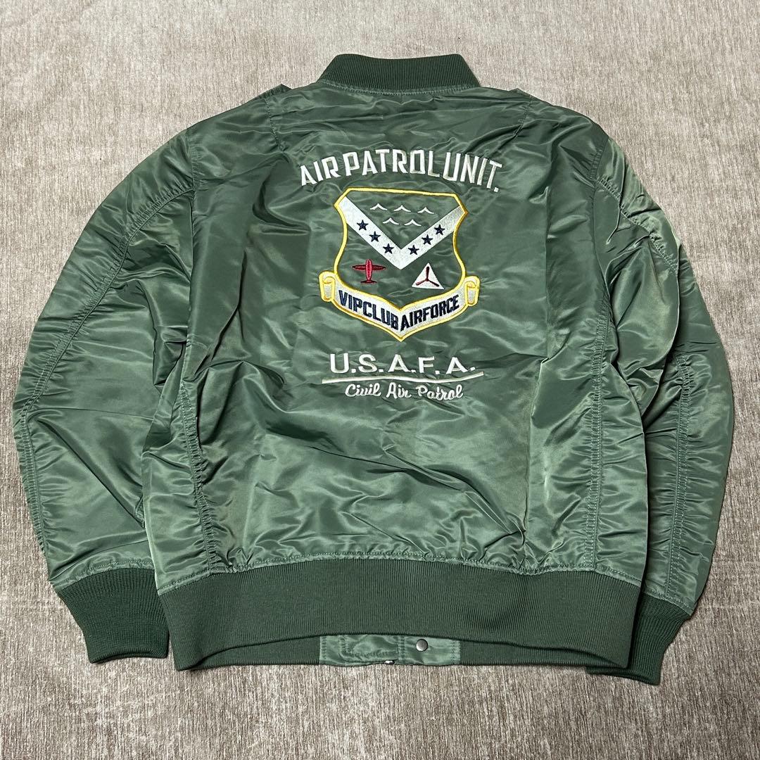 未使用　タグ付き　karaku VIP CLUB フライトジャケット　M-L